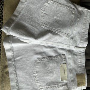 AG Adriano Goldschmied White Ex-Boyfriend Shorts - NWT